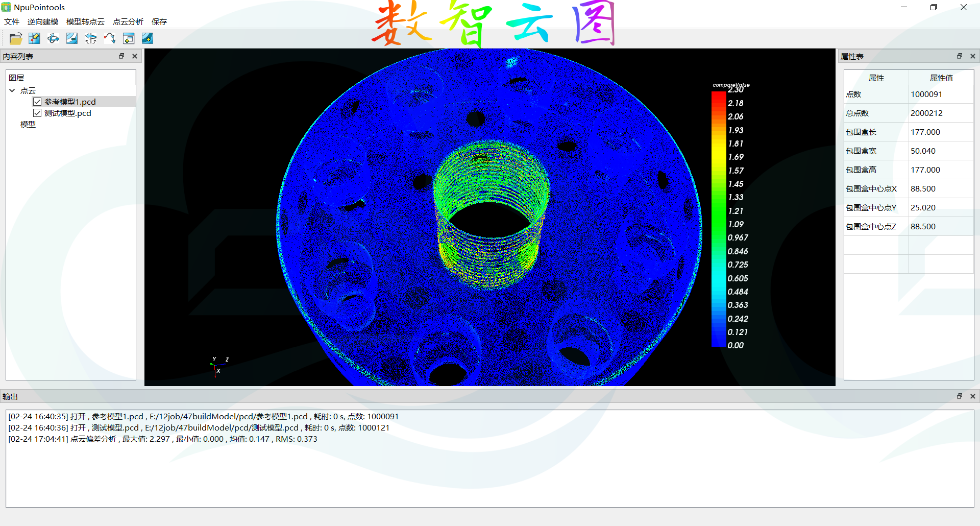 点云工业缺陷变化检测软件