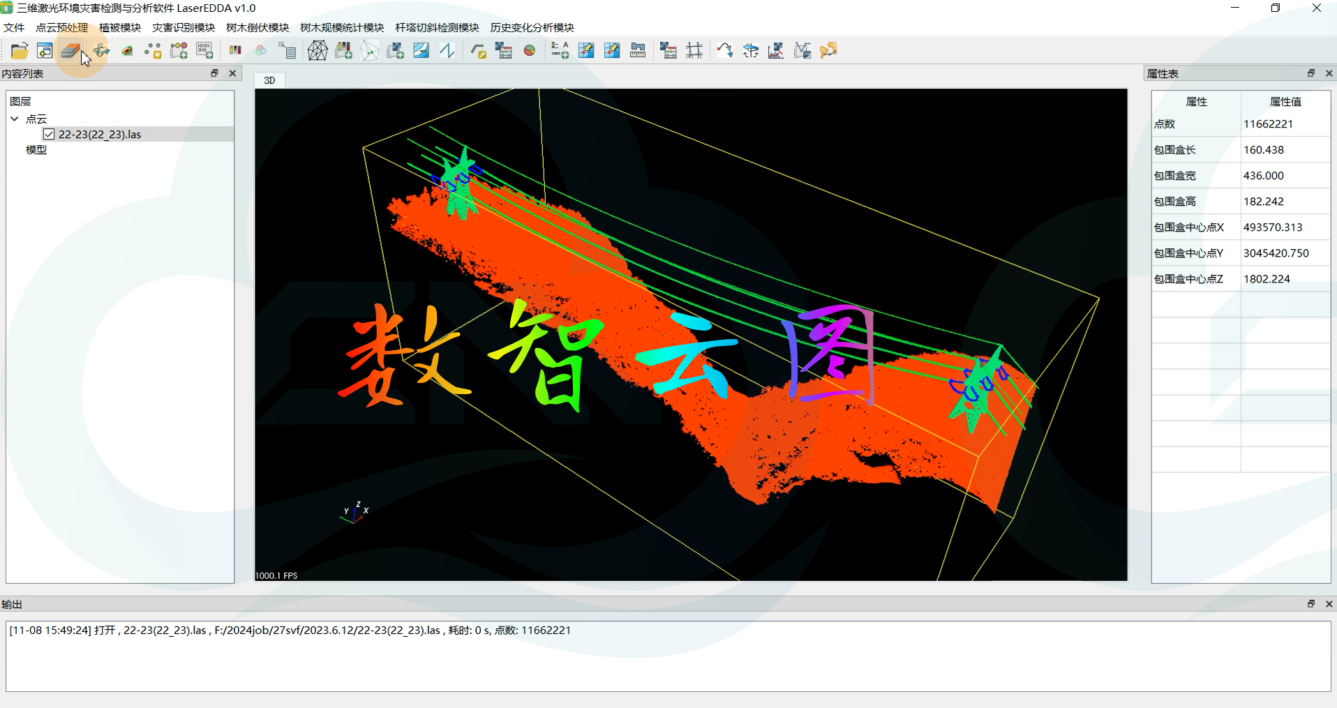 数智云图的2025：三维激光环境灾害检测与分析软件有序推进